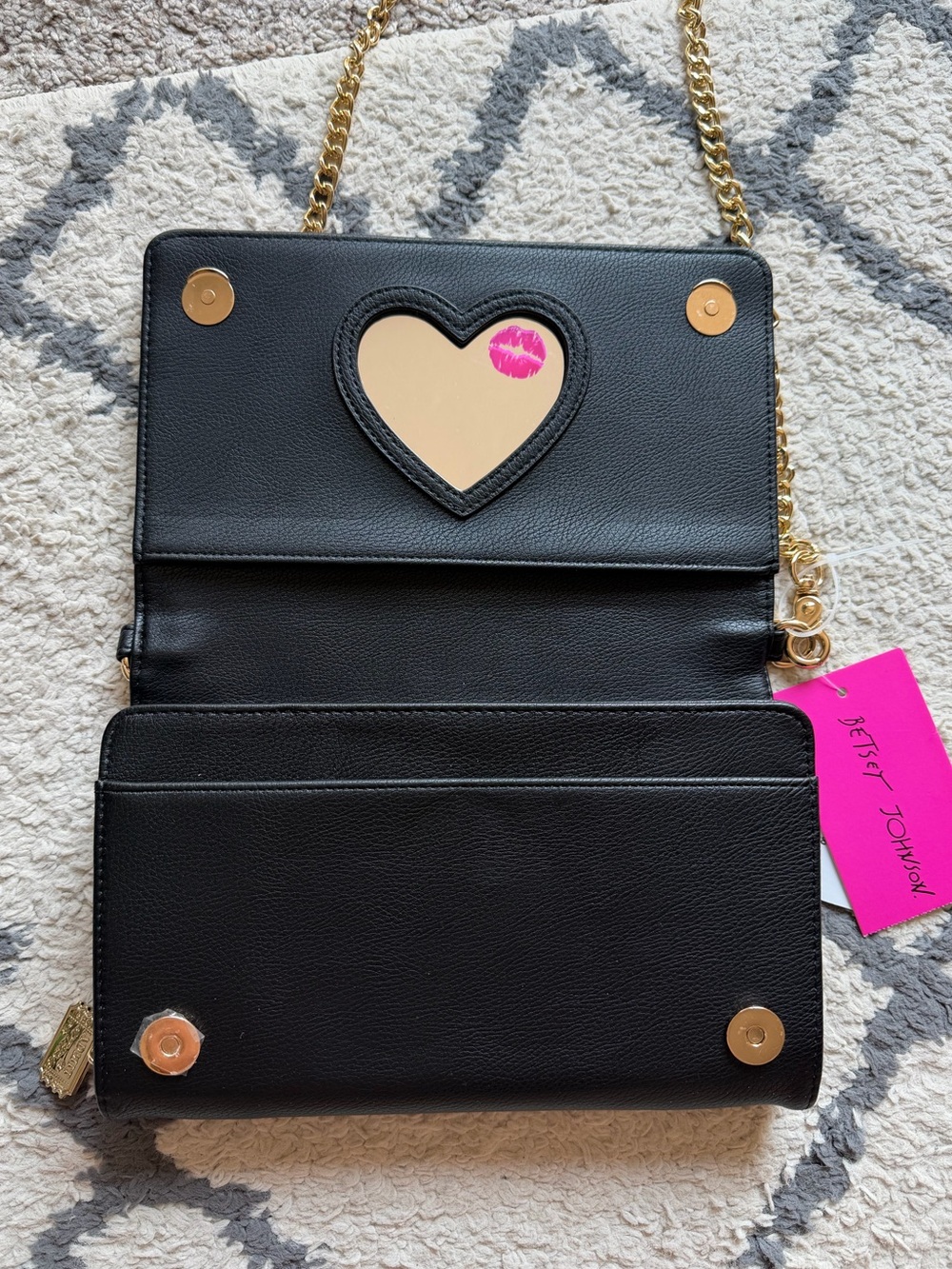 NWT Betsey Johnson Spin Me Carousel Purse - Picture 7 of 10